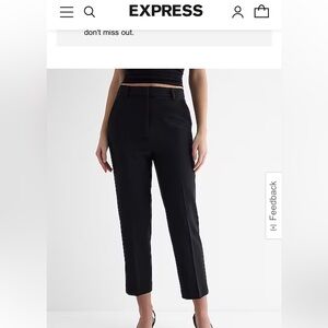 Editor straight high rise pant